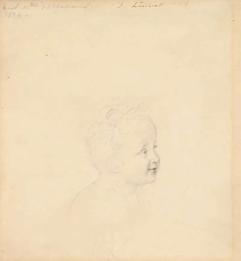 Studie zu William Wilberforce als Kind von John Linnell