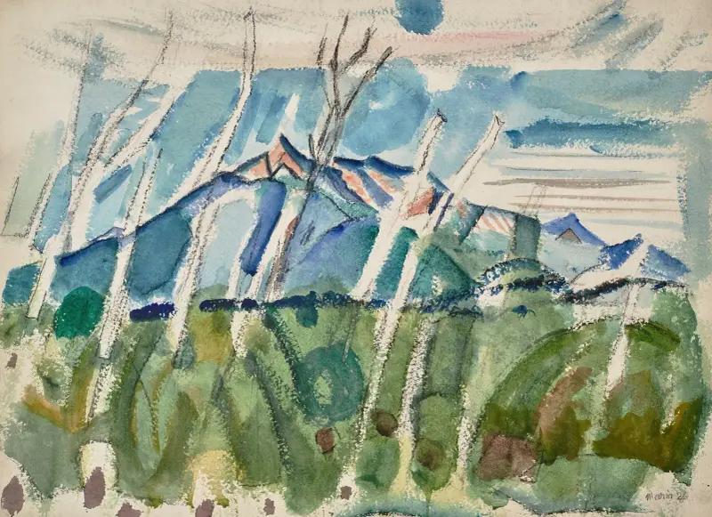 Chocorua Along with Dead Trees, White Mountains, N.H. av John Marin