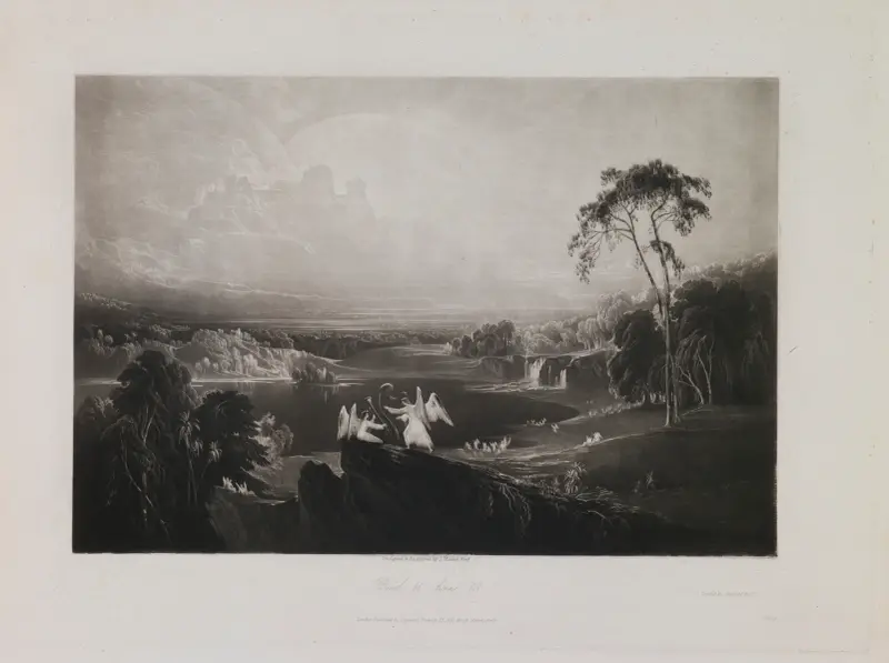 Heaven – the Rivers of Bliss, etc. (Book 11, Line 78) av John Martin