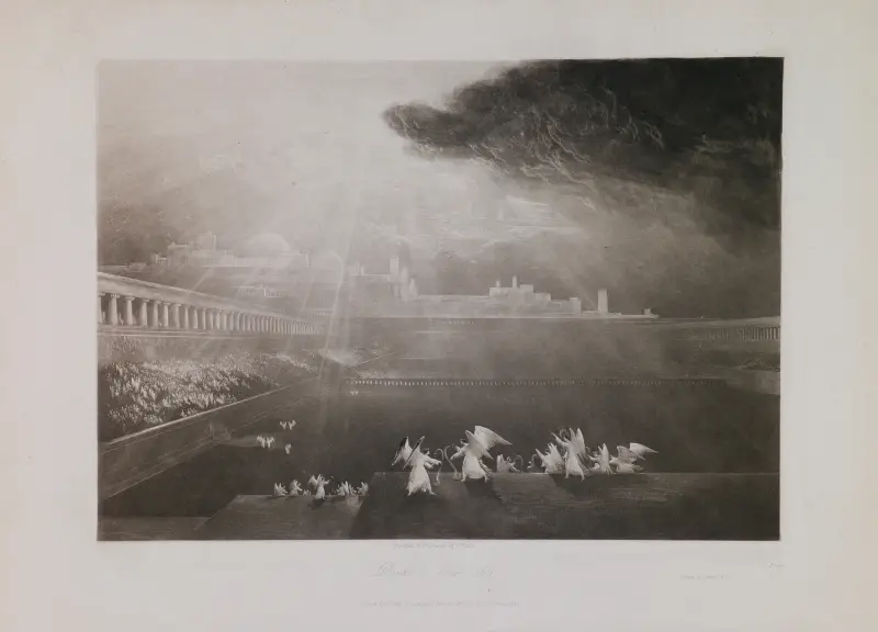 Die Höfe Gottes von John Martin