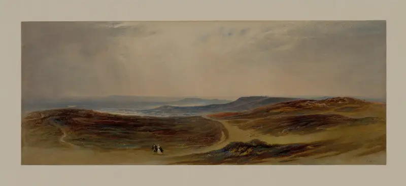 Tynedalen, mitt hemland nära Henshaw av John Martin