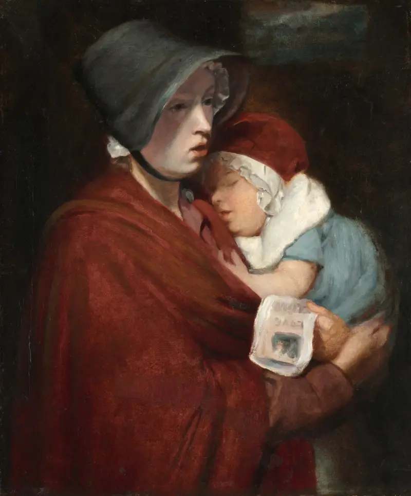 Street Singer and Child av John Opie