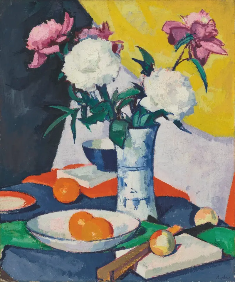 Flowers and Fruit av Samuel John Peploe
