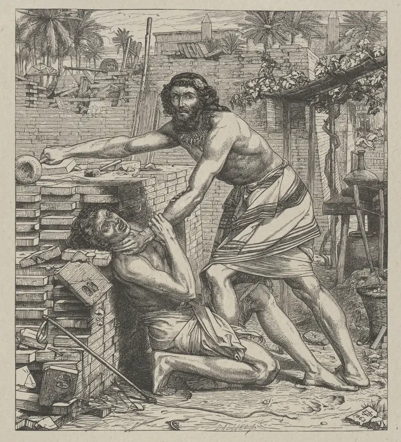 Mose erschlägt den Ägypter von Edward John Poynter