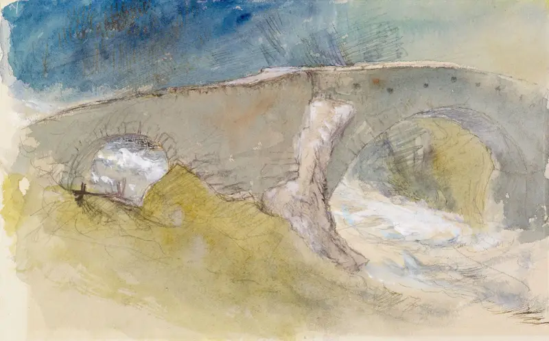 Old Bridge over a Mountain Torrent av John Ruskin