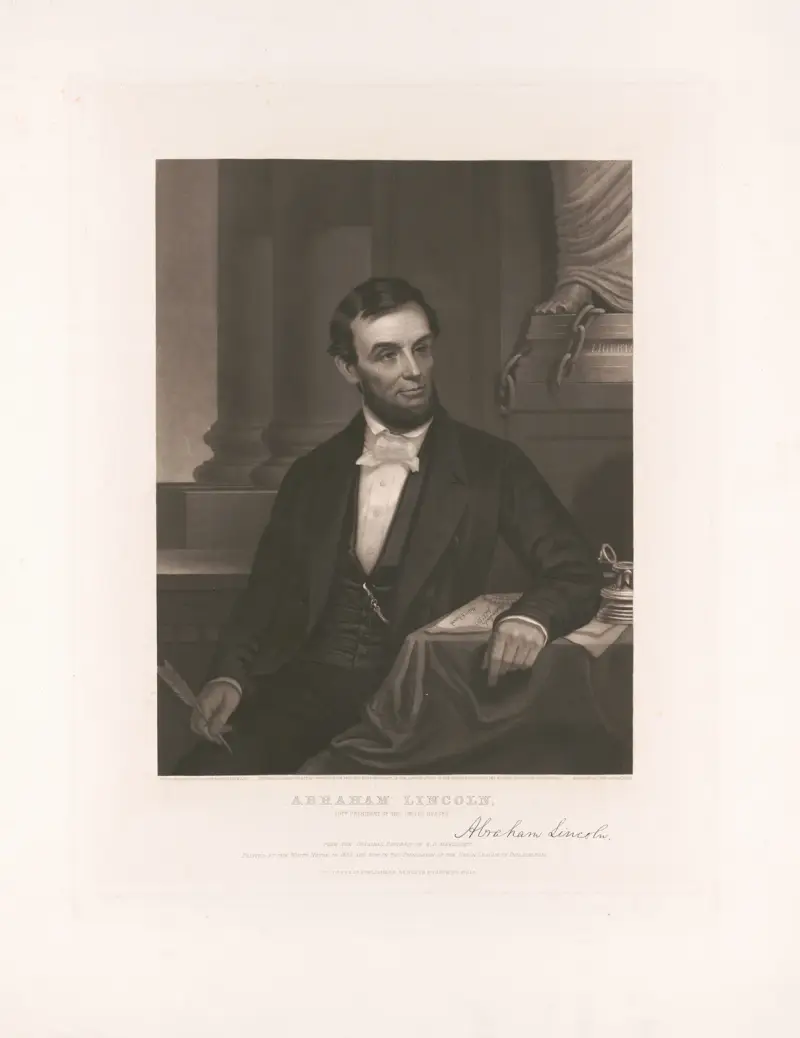 Abraham Lincoln – 16. prezydent Stanów Zjednoczonych (XIX wiek), John Sartain