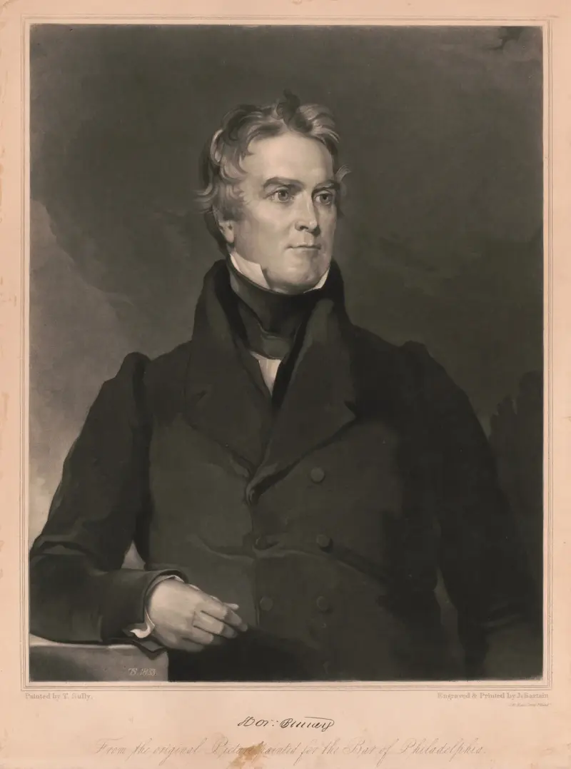 Horace Binney av John Sartain