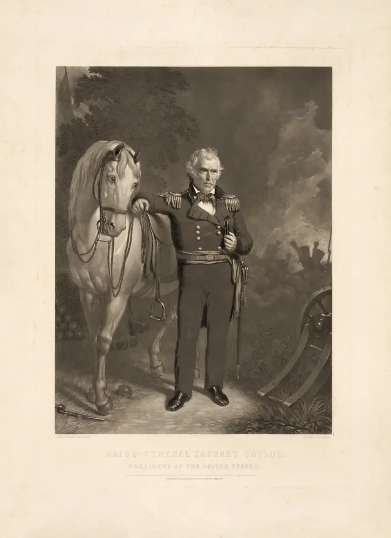 Generalmajor Zachary Taylor, USA:s president av John Sartain