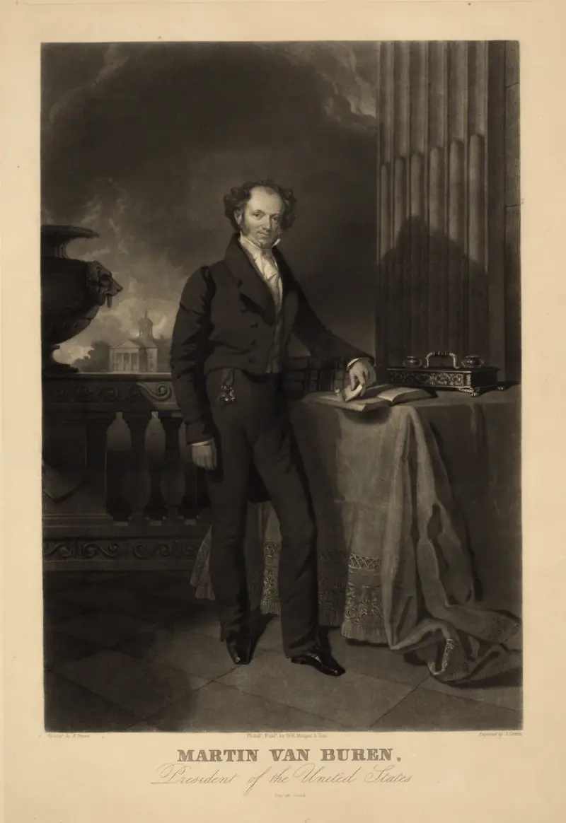 Martin Van Buren, USA:s president av John Sartain