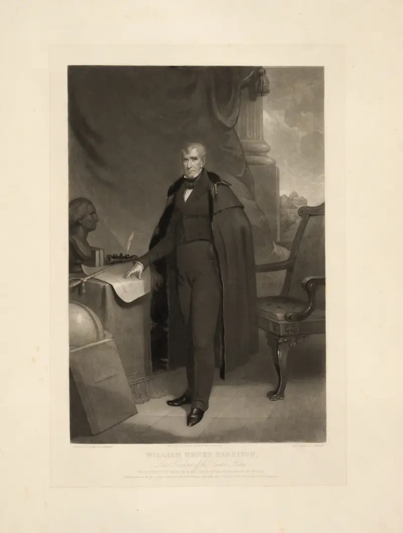 William Henry Harrison, USA:s tidigare president av John Sartain