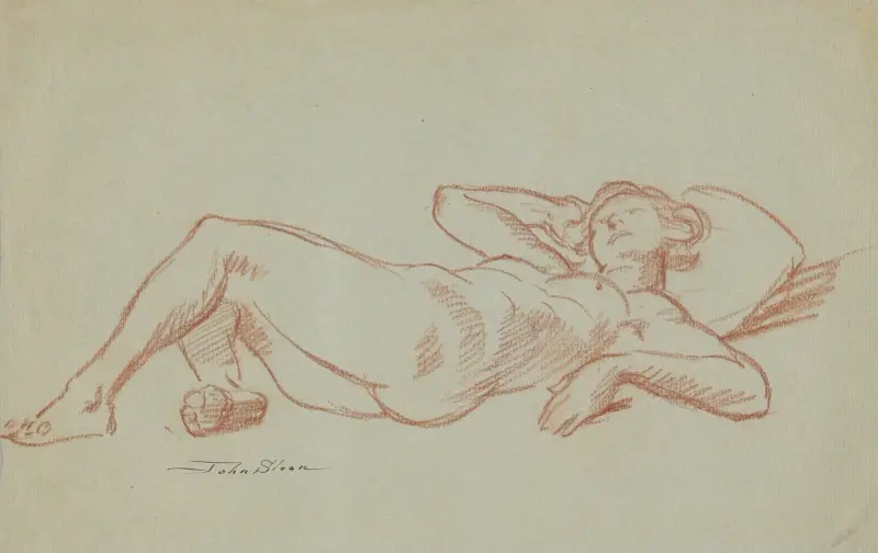 Ruhendes Modell von John Sloan