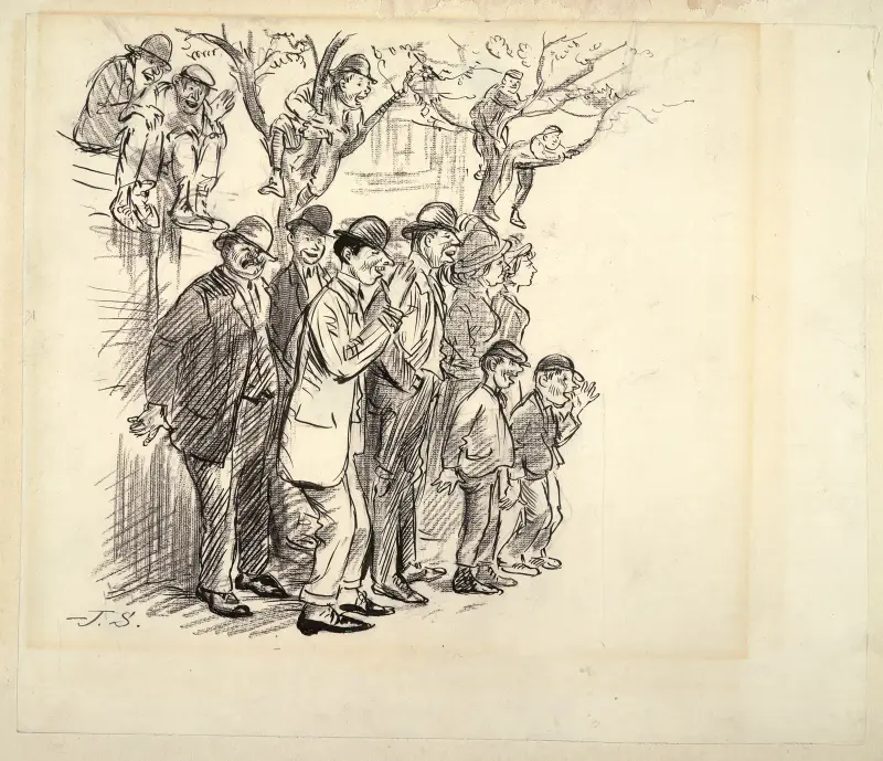 ”Tee hee”-pojkar – födda med rösträtt och en viss känsla för det löjliga av John Sloan