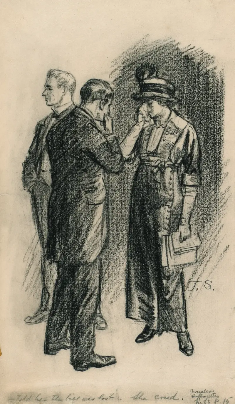 – Sa till henne att räkningen var förlorad. Hon grät av John Sloan