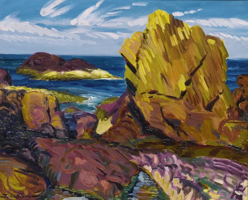 Žlutá skála, Gloucester, John Sloan