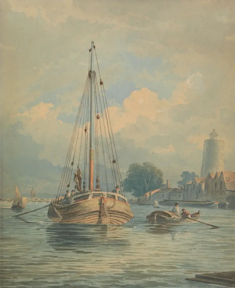 On the Thames av John Varley