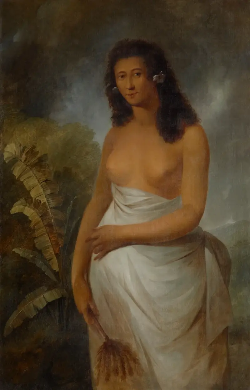 Poedua [Poetua], Tochter von Oreo, Häuptling von Ulaietea, einer der Gesellschaftsinseln von John Webber