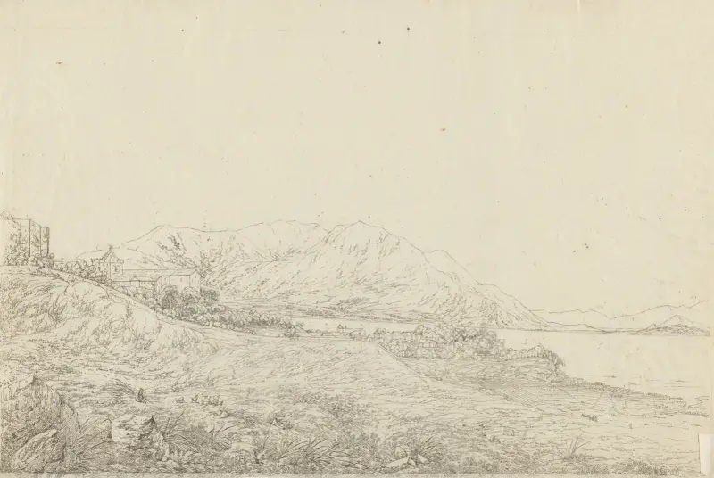 Vy i Macao, med Camões bostad, där han skrev Os Lusíadas, 1788 – nr 1 av John Webber
