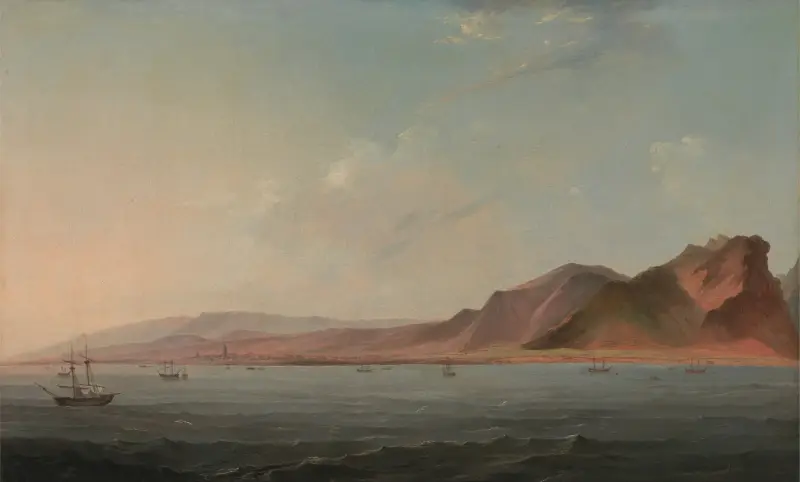 Vy över Santa Cruz, Teneriffa av John Webber