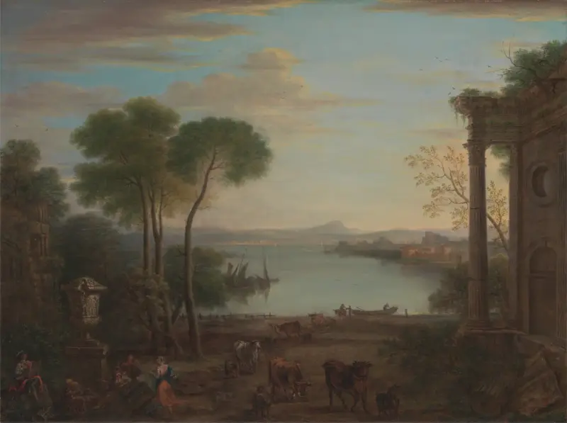 Pejzaż klasyczny, 1754, John Wootton