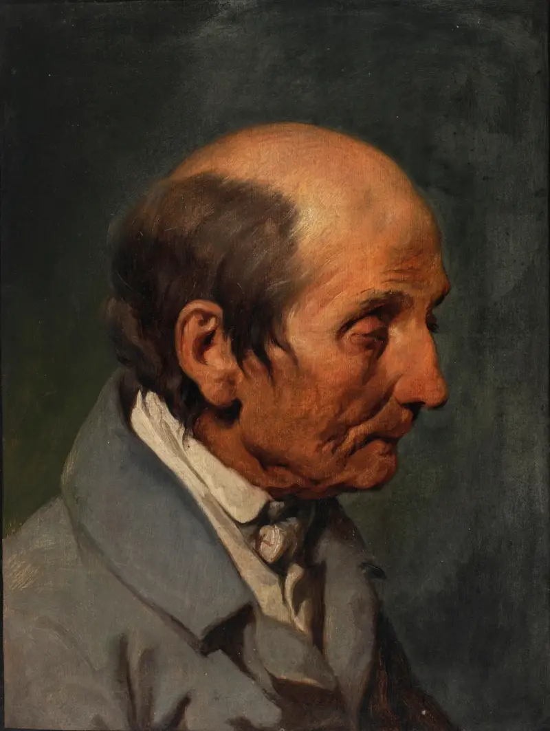 Bildnis eines älteren Herren von Josef Danhauser