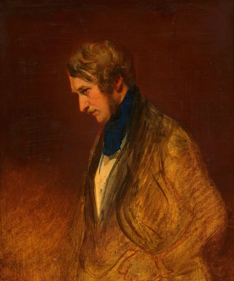 Selbstbildnis Josef Danhauser av Josef Danhauser