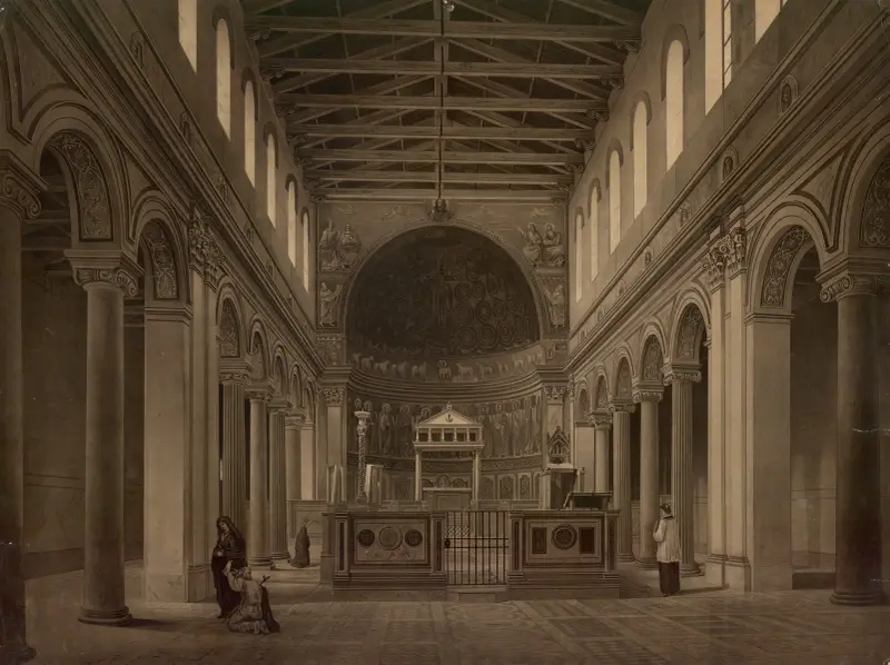 Basilikan San Clemente, Rom av Josef Langl