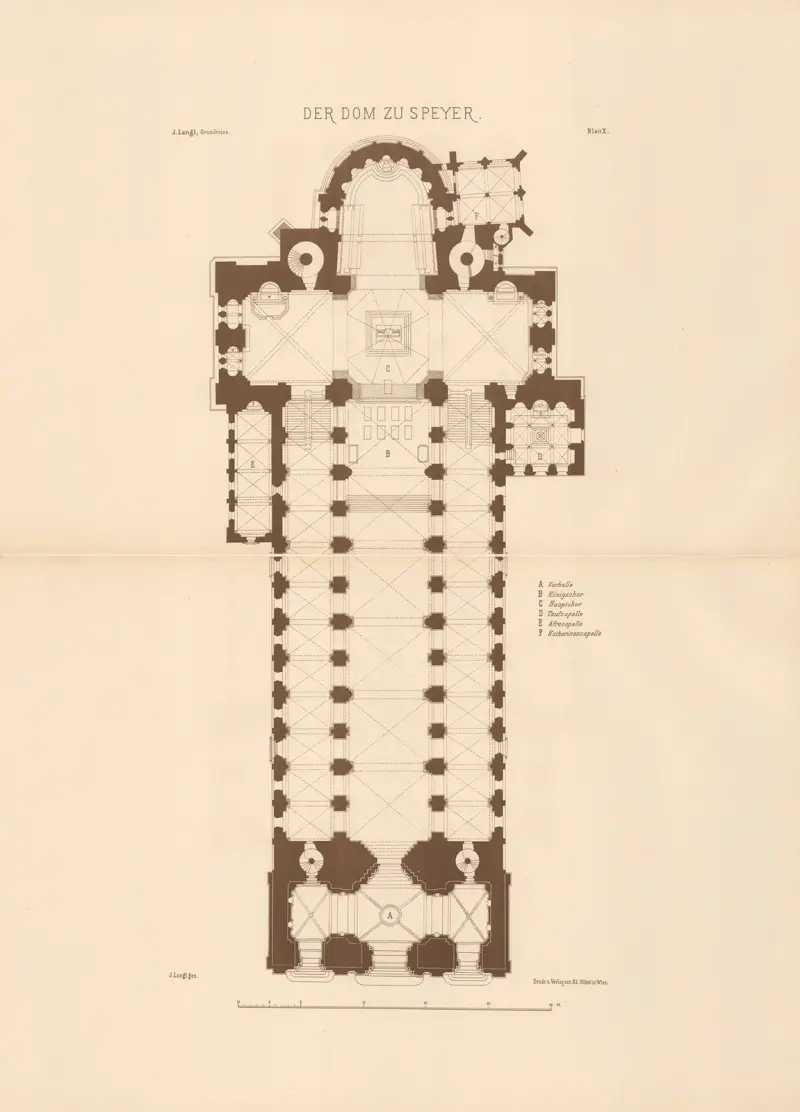 Der Dom zu Speyer av Josef Langl