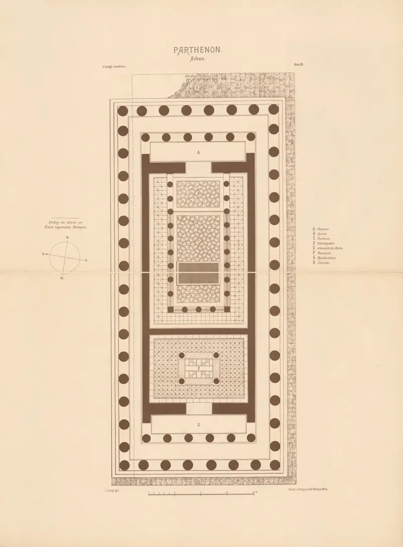 Parthenon, Athen von Josef Langl