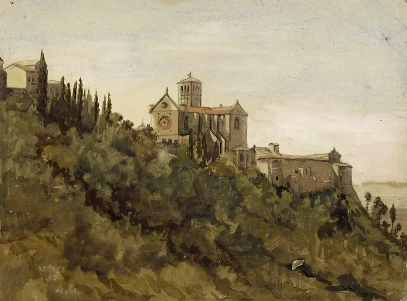 La colline d’Assise av Arthur-Joseph Gueniot