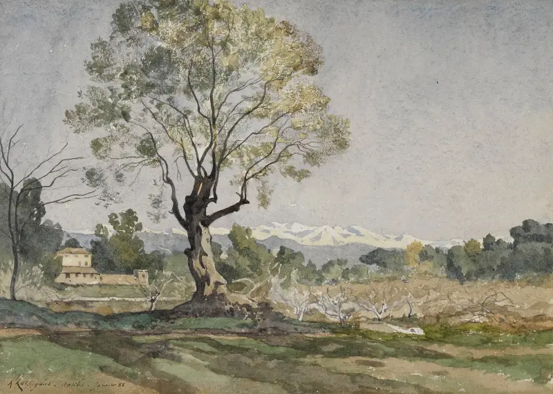 Antibes, Henri-Joseph Harpignies