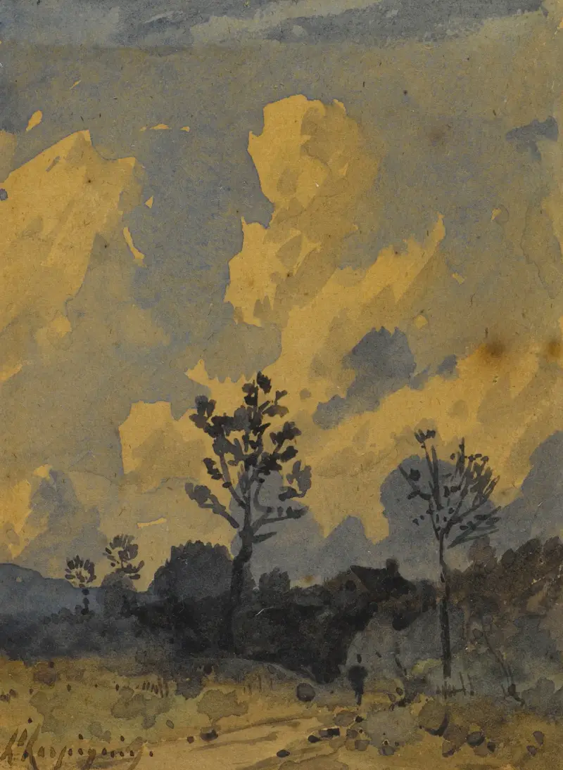 Der Weg im Wald von Henri-Joseph Harpignies