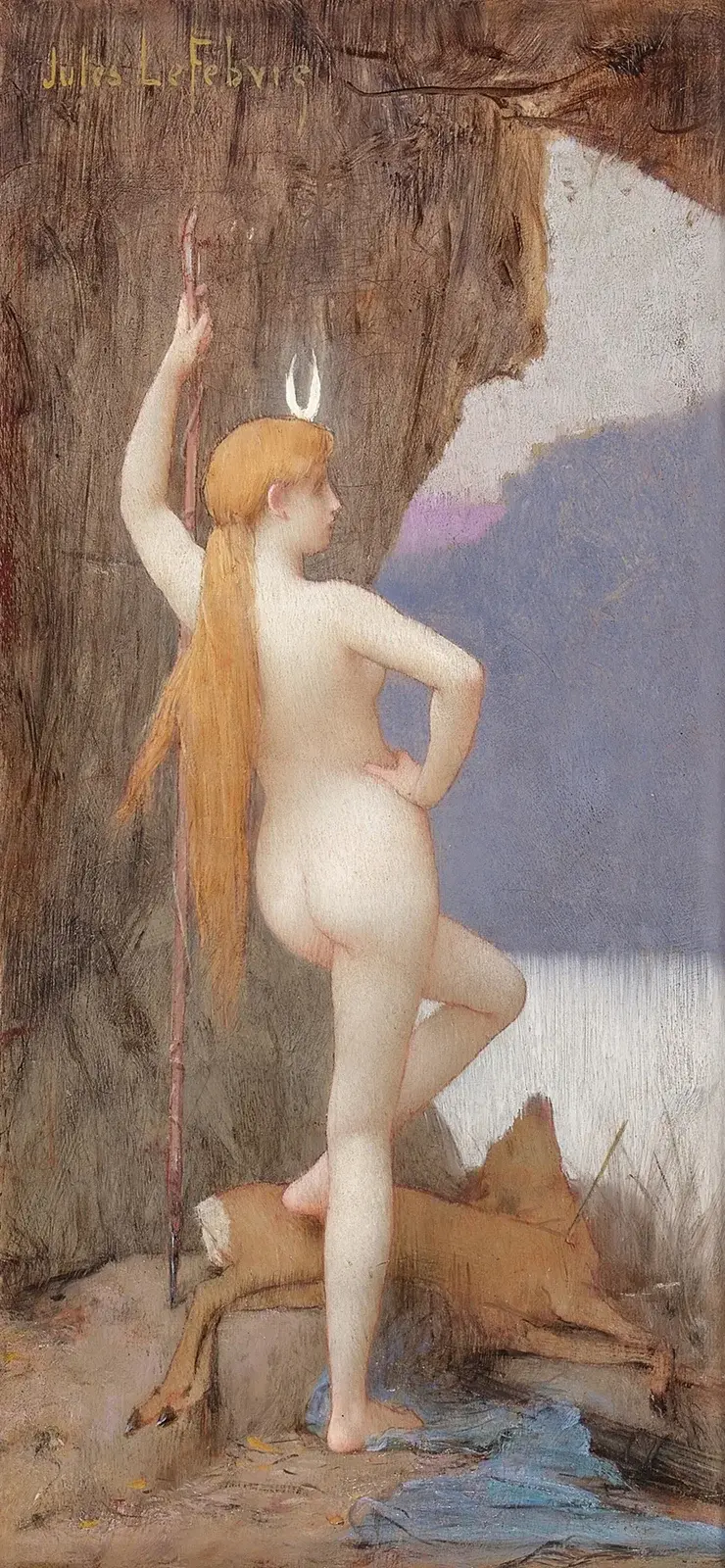 Diana, die Jägerin von Jules Joseph Lefebvre