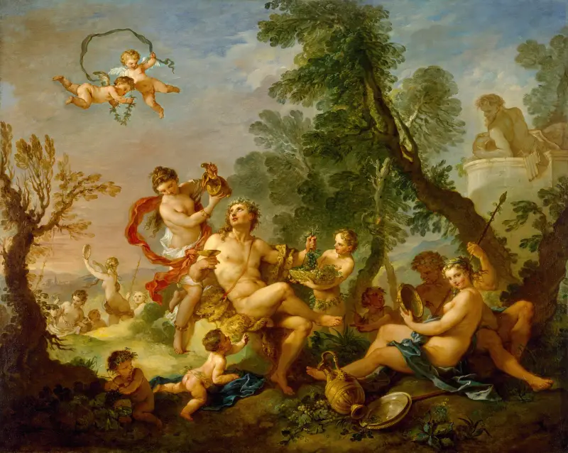 Bacchanal von Charles-Joseph Natoire