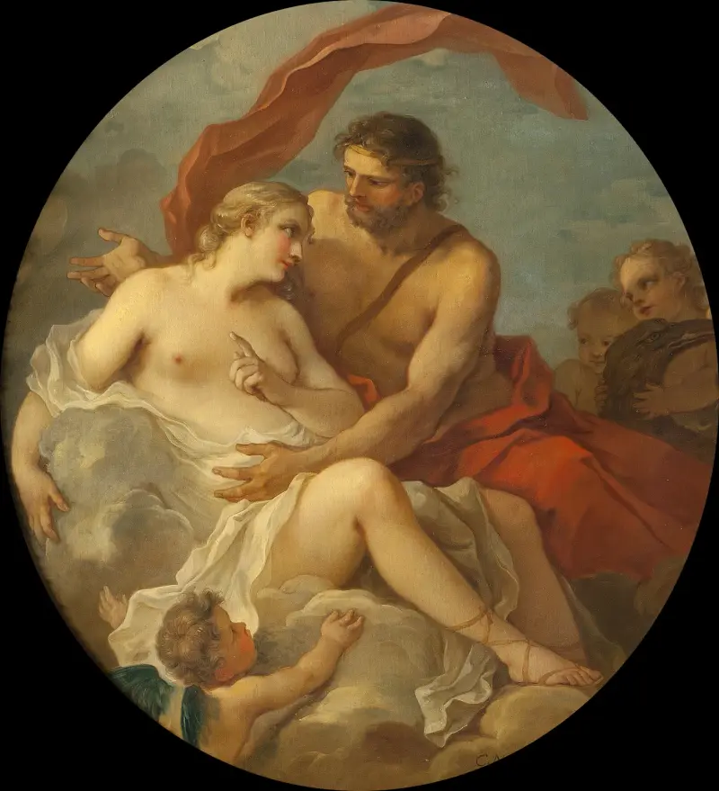 Jupiter und Kallisto von Charles-Joseph Natoire