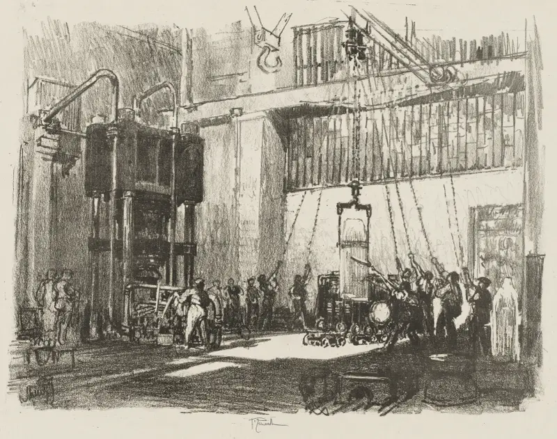 Bottling the Big Shell av Joseph Pennell