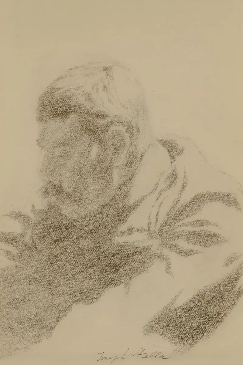 Mężczyzna odpoczywający, Joseph Stella