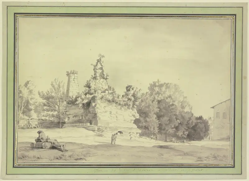 Grabmal der Horatier und Curiatier von Claude-Joseph Vernet