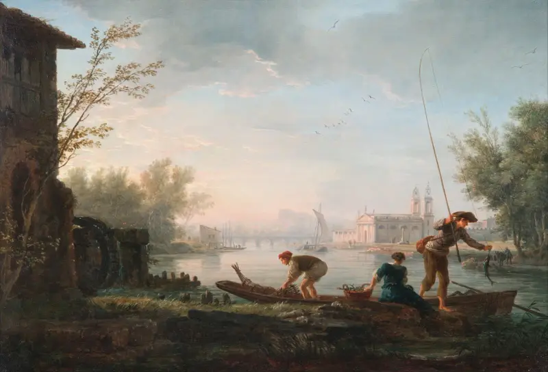 Die vier Tageszeiten – Morgen von Claude-Joseph Vernet