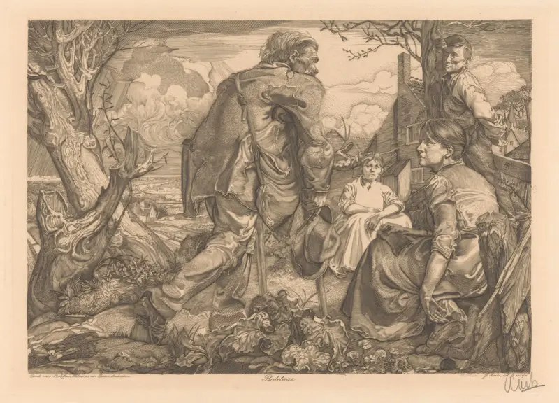 Bettler von Johannes Josephus Aarts