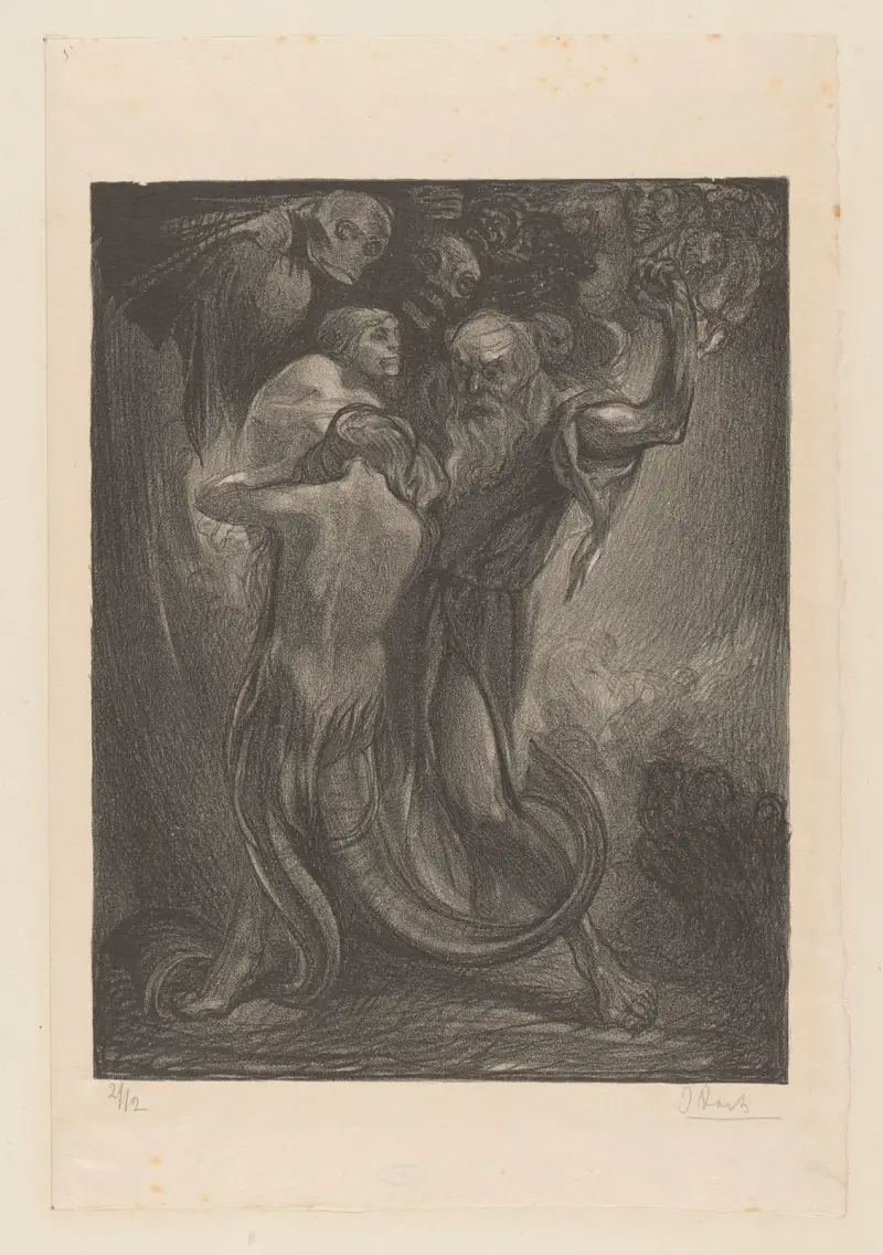 Man i kamp med demoner av Johannes Josephus Aarts