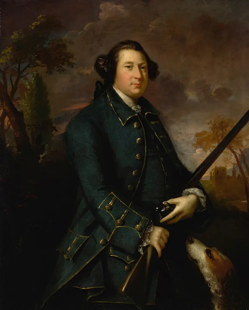 Porträtt av Clotworthy Skeffington, 1:e earl av Massereene av Sir Joshua Reynolds