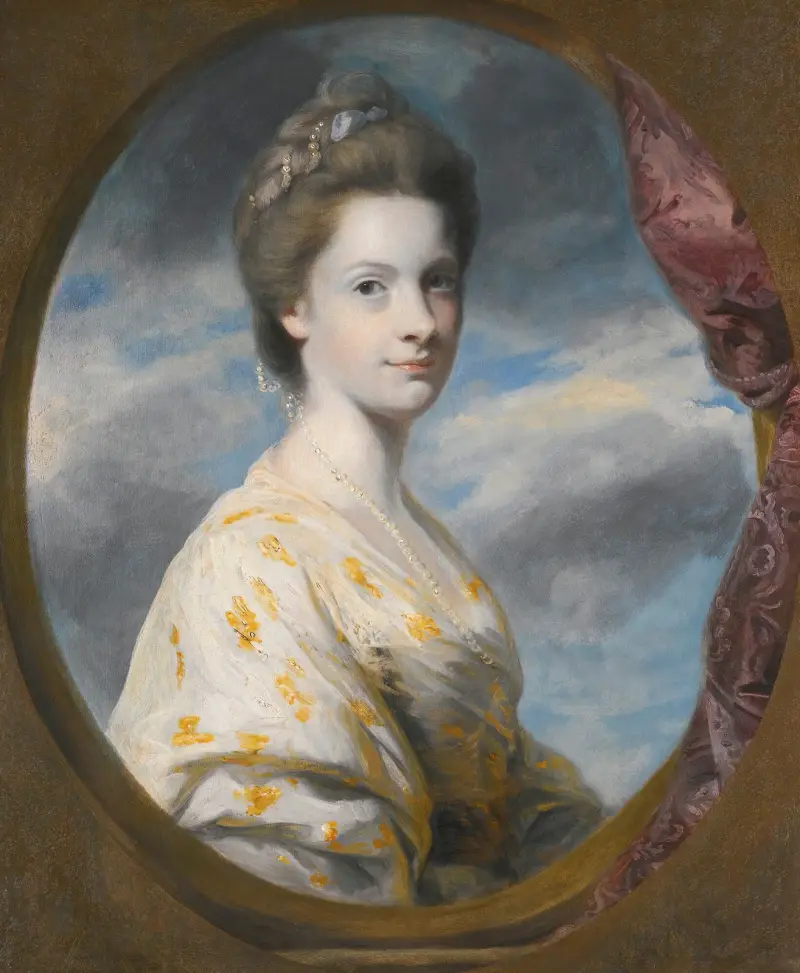 Porträtt av Sophia, Mrs Edward Southwell, senare Lady De Clifford av Sir Joshua Reynolds