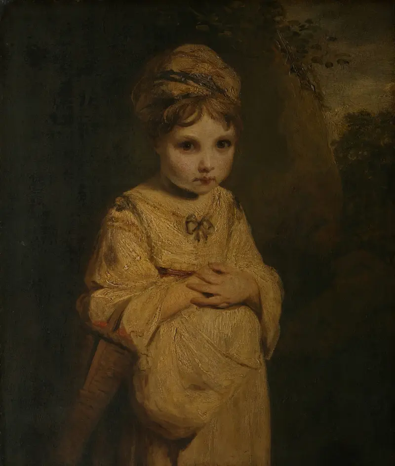 The Strawberry Girl av Sir Joshua Reynolds