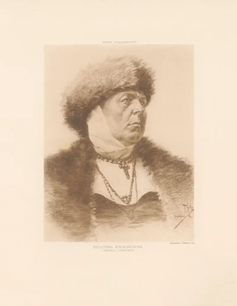 Piotr Stachiewicz – Furstinnan Kurcewiczowa av Jozef Brandt