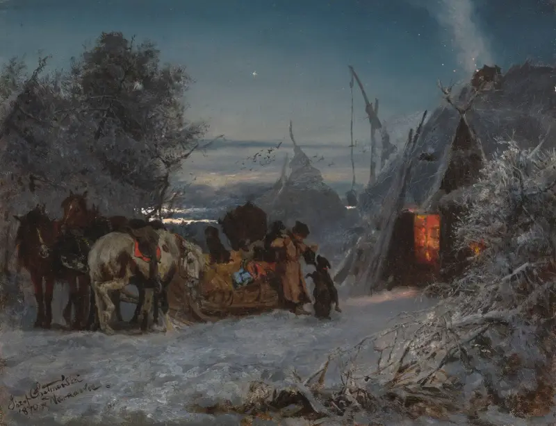 Morgon i skogen av Jozef Chelmonski