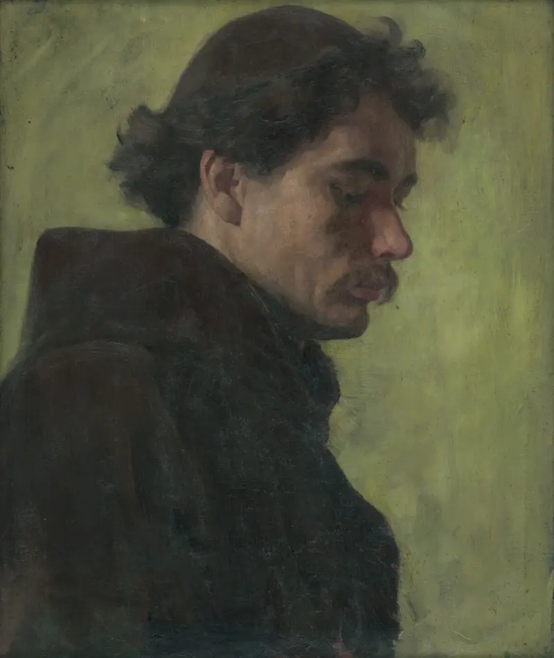 Bildnis eines Mönchs von Jozef Hanula