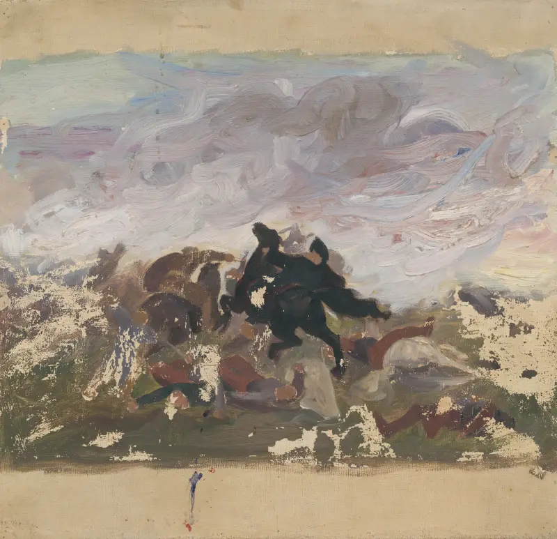 Riders on horseback av Jozef Hanula