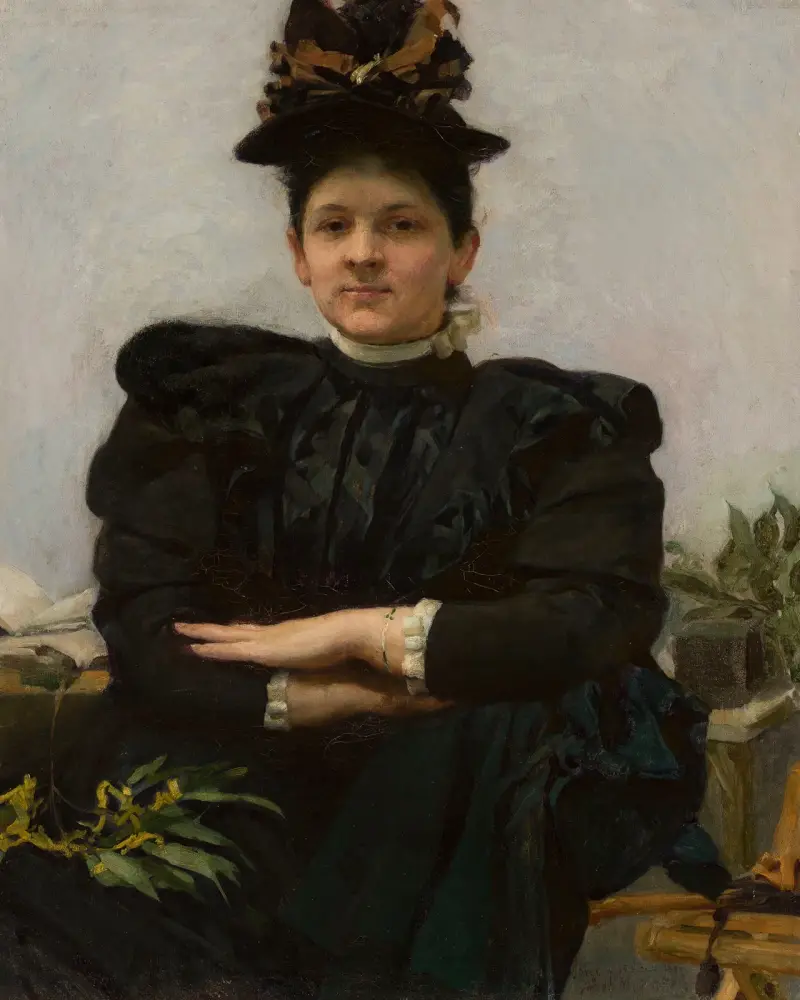 Porträt der Wanda Strażyńska von Józef Mehoffer