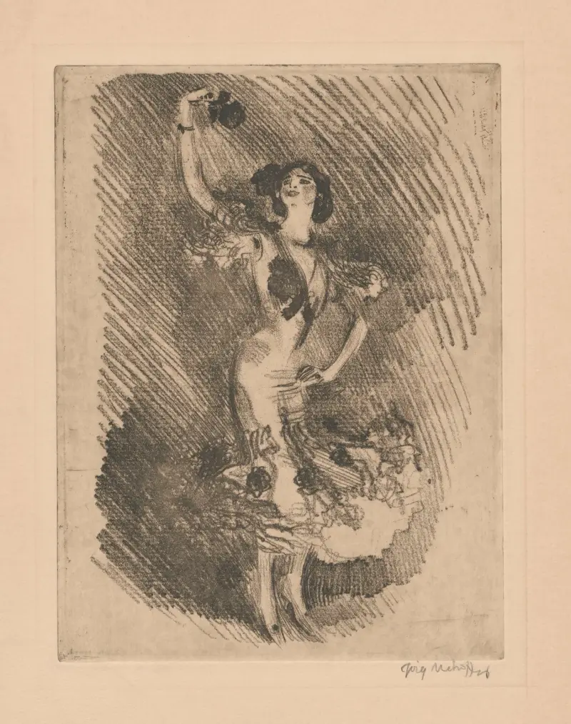 Raises a rose av Józef Mehoffer