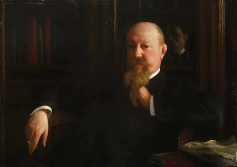 Porträt von Adam Maksymilian Oderfeld von Józef Pankiewicz